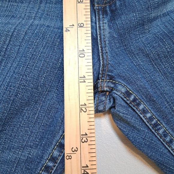 Banana Republic Dark‎ Blue Jeans Mens 36x34 Mid Rise Wide Leg Dark Wash Western - Picture 13 of 14